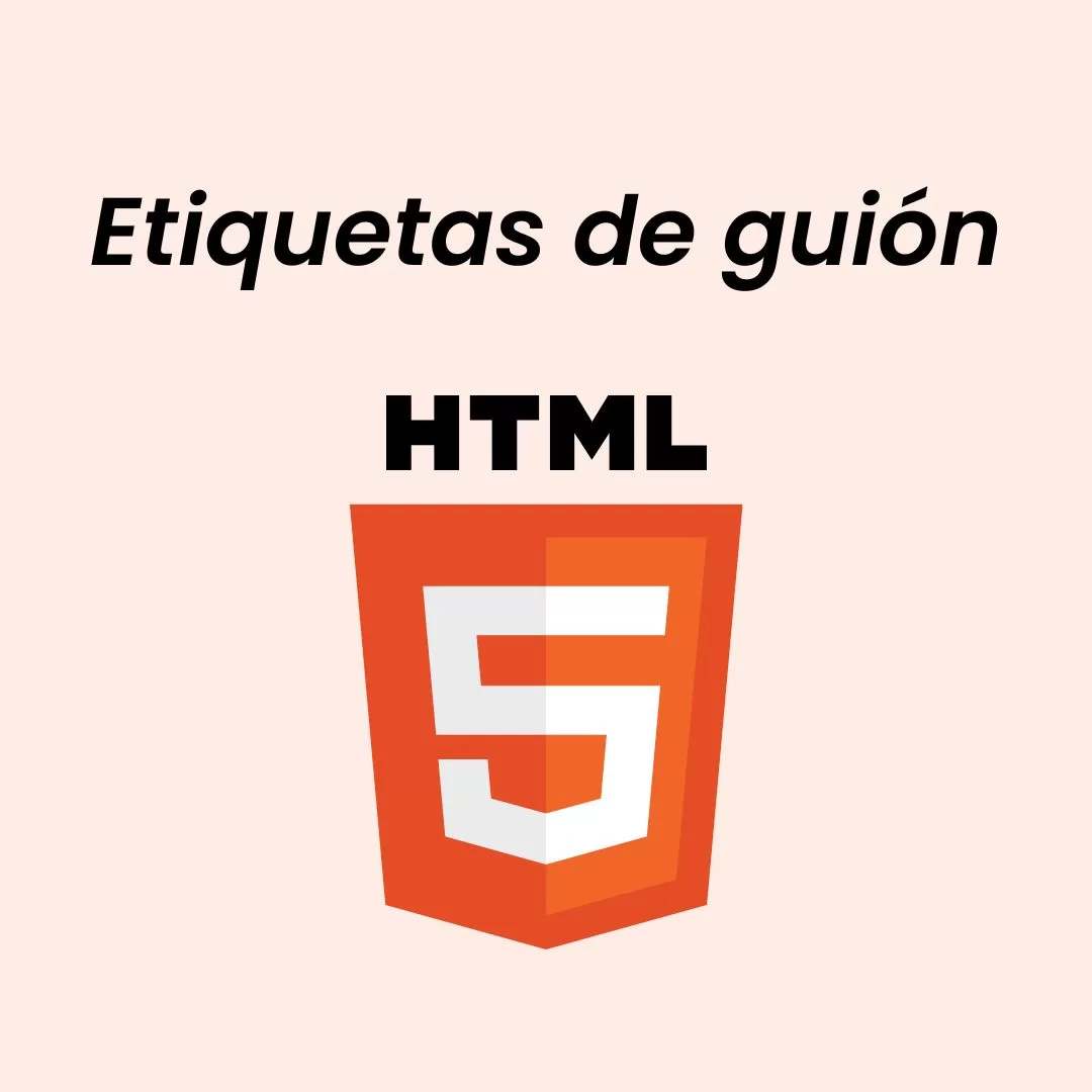 Etiquetas de guión en html