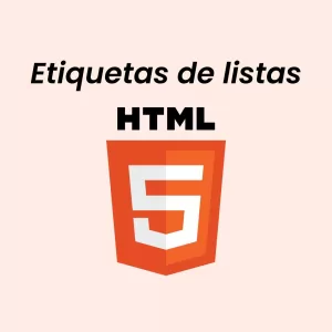 etiquetas de listas en html