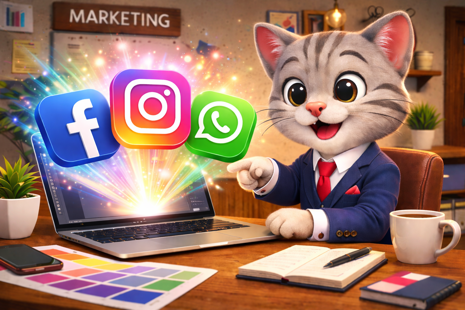 gato garabato agencia logotipos