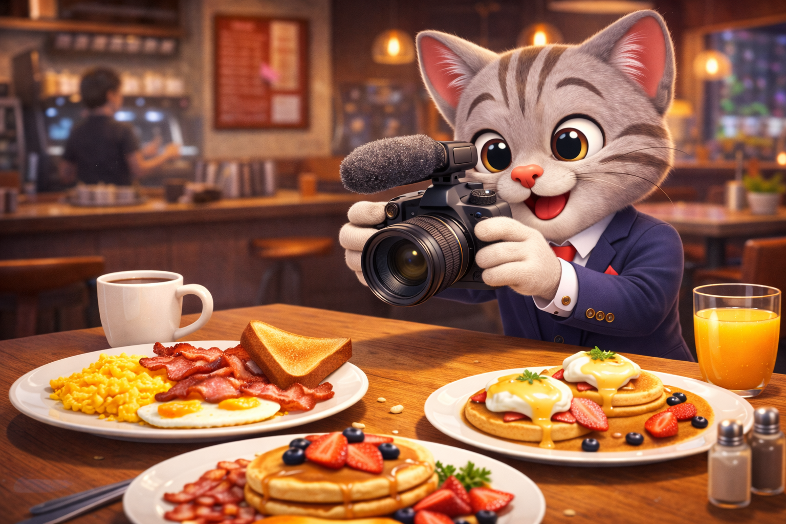 gato garabato grabacion de video