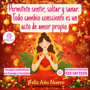 Permítete comenzar este nuevo año escuchándote, soltando lo que pesa y sanando desde adentro.