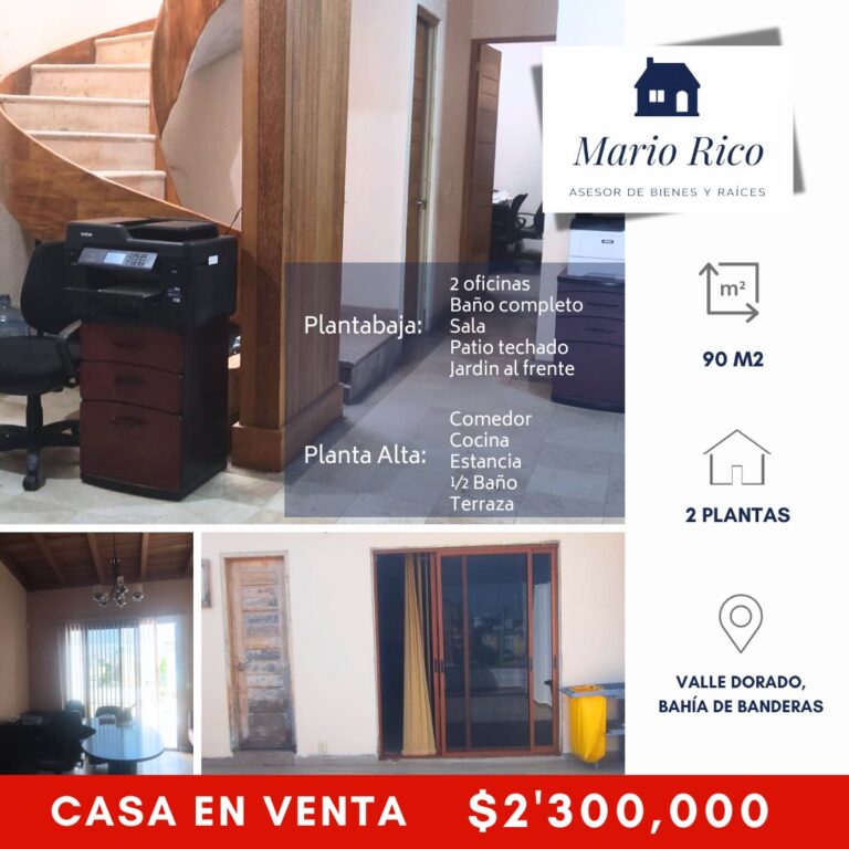 ¡CASA EN VENTA EN VALLE DORADO!