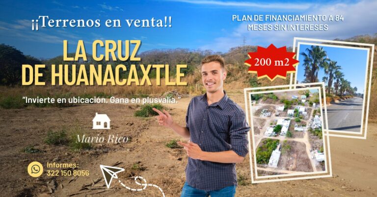 Terreno en venta en La Cruz de Huanacaxtle